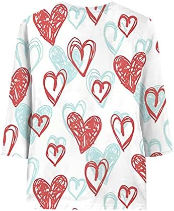 Sorto do Dia dos Namorados para mulheres Pulloves gráficos felizes camisas do dia dos namorados, pullover de pullover