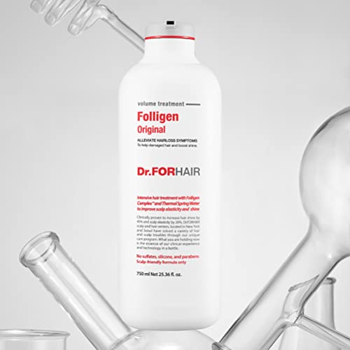 Dr. Forhair Folligen Volume Biotin Tratamento para rebrota de cabelo Alívio para a perda de cabelo Rainning Cuidado de cabelo