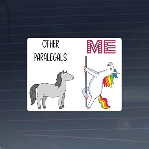 A caneca de leite projeta outros paralegais Basic Horse, Me Glamorous Unicorn Decal