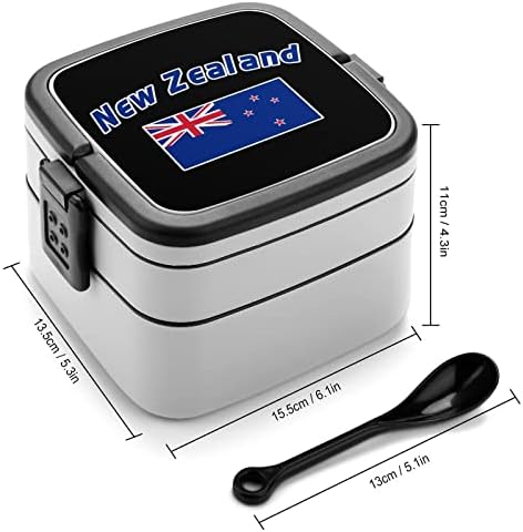 Bandeira da Nova Zelândia Bento Bento Box Double Cayer