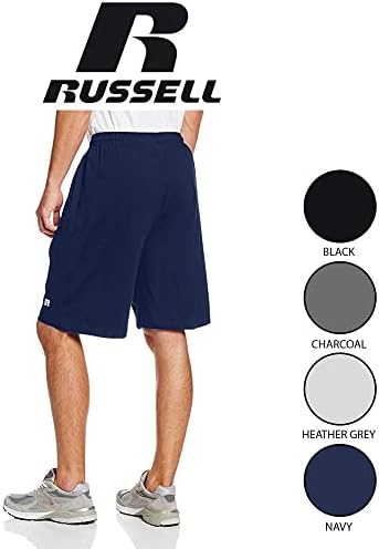 Russell Athletic Big and All Gym Shorts - homens grandes e altos shorts atléticos