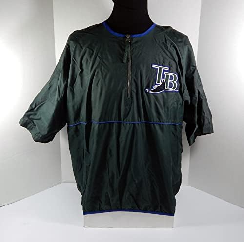 Tampa Bay Rays 41 Game usou Green Batting Practing Top XL DP41670 - Jerseys de MLB usados ​​para jogo MLB