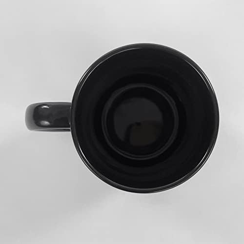 Projeta o inspetor de construção estabelecido est. 2018, 15oz de caneca preta de café com xícara de chá com alça, presentes