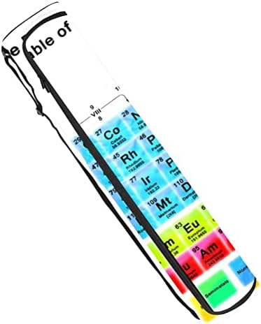 Tabela periódica dos elementos Bolsa de transportadora de tapete de ioga com alça de ombro de ioga bolsa de ginástica