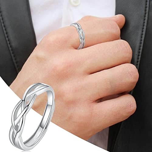 Anéis de moda para mulheres anéis de ponta aberta, tamanho ajustável, casal usando anéis do dia dos namorados anéis de proposta