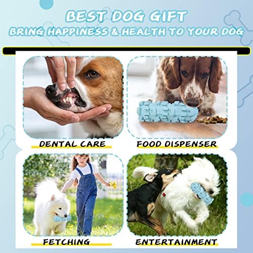 Jomilly Ice Lolly Toys Dog Toys Para mastigar agressivos, toques de cães de cachorro para cães grandes médios, água