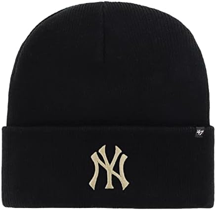 '47 Brand Knit Beanie - Haymaker New York Yankees Black