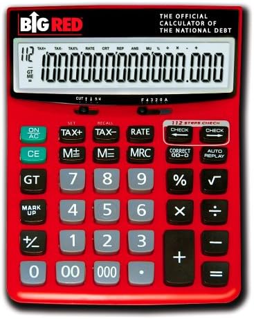 Big Red Calculator, a calculadora oficial da dívida nacional