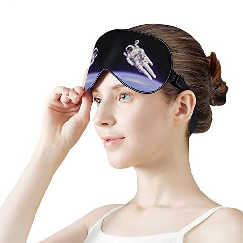 Máscaras de olho macias de astronauta com cinta ajustável leve confortável para dormir para dormir