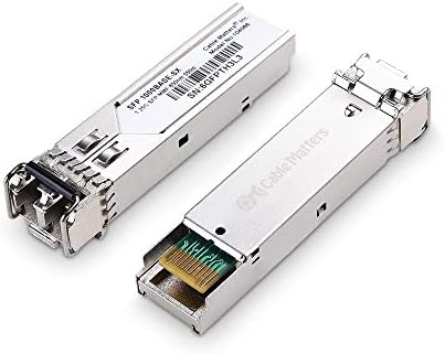 CABO MATCESS 2-PACK 1000BASE-SX SFP TO MODO MULTIMENTO 1G MODO 1G Modular de fibra para Cisco, Ubiquiti, TP-Link, Huawei,