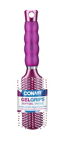 Escova de cabelo Conair, garras de gel, todos os propósitos, cores variam