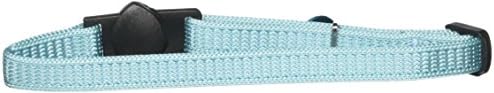 Petmate Aspen Breakaway Cat Collar, Neon Blue, 3/8