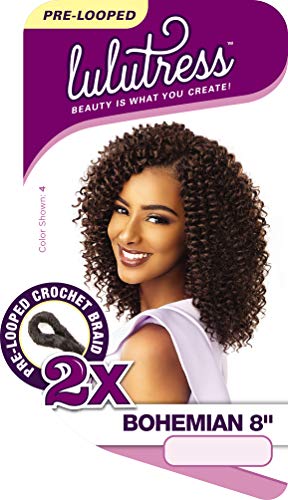 Sensationnel Lulutress Brochet Braiding Hair - Extensões de cabelos com estilo de crochê de estilo de cabelo diy Todas