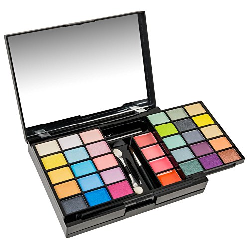 Kit de maquiagem Shany 'Fix Me Up' - sombras de olhos, cores dos lábios, blushes e aplicadores
