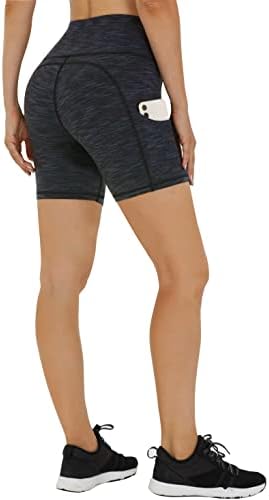 Iuga Yoga Shorts para mulheres com bolsos 8 /5 shorts de moto