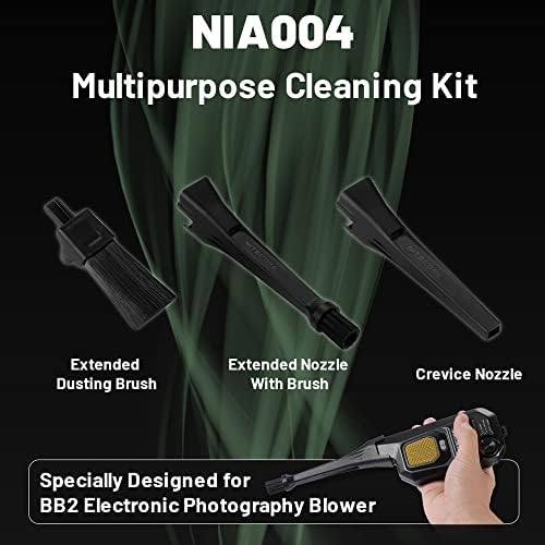 Nitecore NIA004 Kit de limpeza estendida multiuso para soprador de ar eletrônico BB2