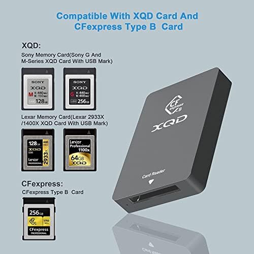 SINTECH CFEXPRESS/XQD CARD LEITOR, USB 3.1 GEN 2 10GBPS CFEXPRIE