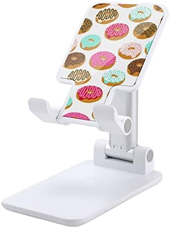 Doce de donut doce Stand ajustável para comprimidos portáteis dobráveis ​​para o escritório de viagens de viagens