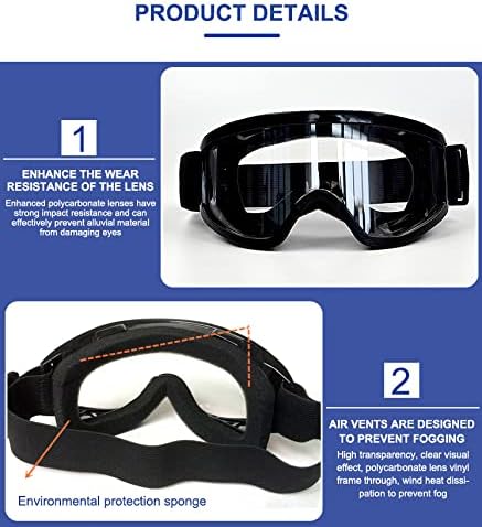 Óculos de esqui hallwayee uv400 anti-capa de máscara de esqui big máscara de máscara de esqui Óculos de motocicleta óculos de segurança
