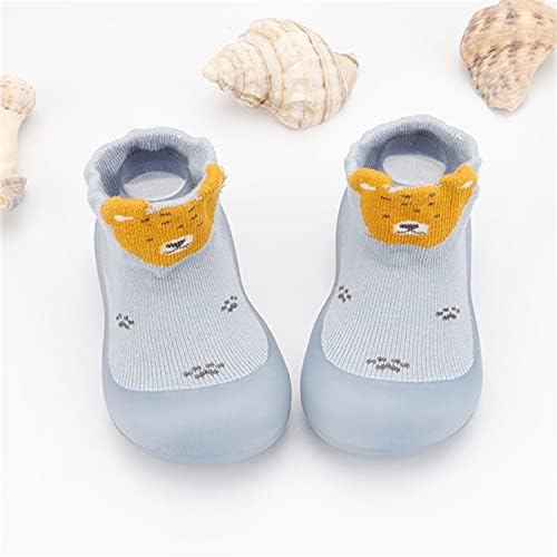 Polg Toddler Baby Sock Shoes Sapatos Primeiro Treinadores de Apertador Infantil Indoor Animais Interior Primeiro Primeiro Patruleiro Sapatos de Meias Elastic Casual