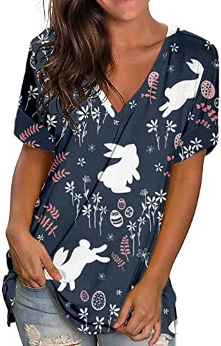 Button Button Down Camisa Mulheres Mulheres Casual Primavera e Verão Estampo Funny Round Round Deck Short Manguela Top Top