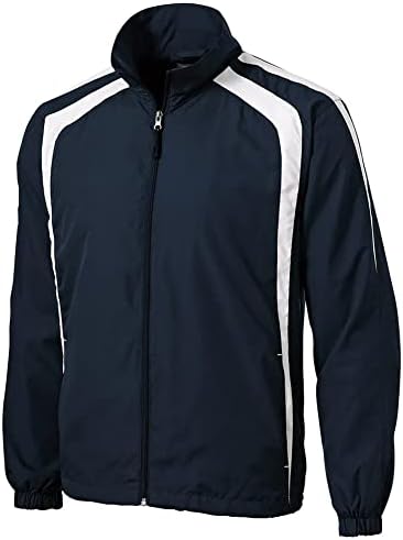 Joe USA Youth Colorblock Full Zip Raglan Jackets em XS-XL