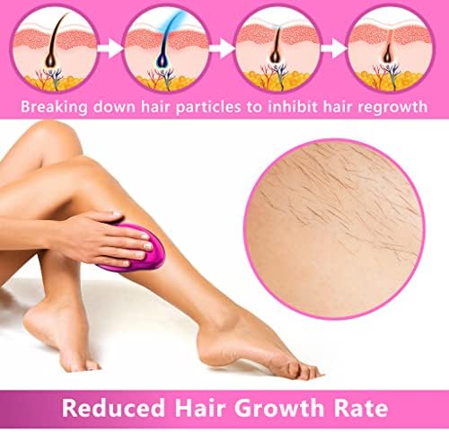 Z Birch Cristal Hair Apager para mulheres e homens - 1 PC Pedra de remoção de cabelo reutilizável de alta qualidade, esfoliação indolor