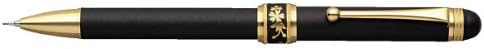 Platinum MWB-20000Z95 caneta-tinteiro, caneta multifuncional, ação dupla 3, higo-inlay, sakura