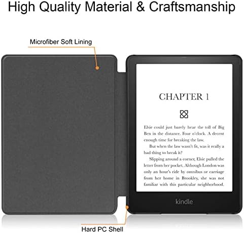 Caso para todos os novos Kindle 10th Generation 2019 Lançado - não se encaixará no Kindle Paperwhite ou no Kindle Oasis ， Premium PU Couather Smart Cover com sono automático e acordar, anjo