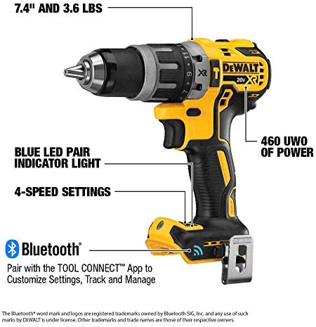 Dewalt DCD797B 20V MAX* XR Tool Connect Compact HammerDrill