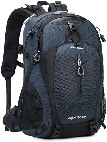 Shenhu Caminhada Mochila 40L Trekking esportivo à prova d'água à prova d'água, mochila de acampamento para homens mulheres