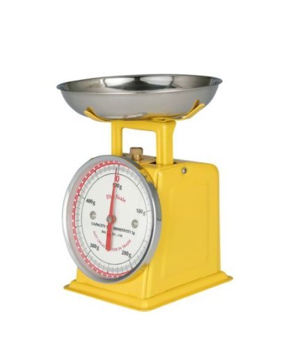 Diet escala de Diet Dulton BSK8604, 17,6 oz, amarelo, 3,5 - 4,9 polegadas, corpo: aço, placa: aço inoxidável, porcelana