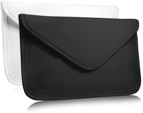Caixa de ondas de caixa compatível com a Kindle Paperwhite - bolsa de mensageiro de couro de elite, design de envelope
