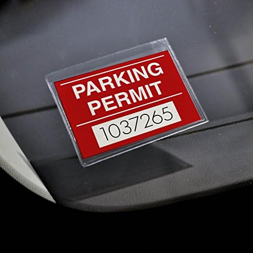STORESMART - Suporte de licença de estacionamento para pára -brisas - adesivo - 3 -Pack - PSR -park -1045L -3