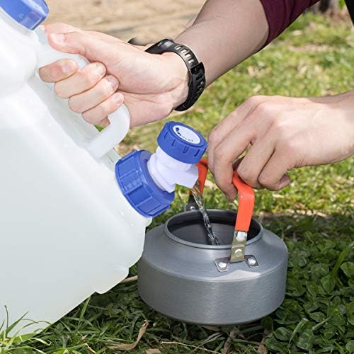 Redswing de 4 galões/15L de contêiner de água portátil com torneira, portador de armazenamento de água para camping para caminhadas ao ar livre, BPA grátis