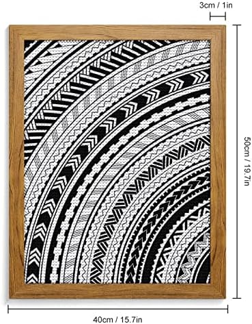 Ornamentos ethhnicos de estilo maori kits de pintura de diamante picture picture moldura 5d broca full full shinestone artes decoração de parede para adultos madeira amarela 40 * 50cm