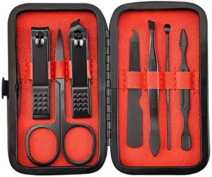 Azanu Aço inoxidável Clipper Cutter Cutter Scissor Tweezers Knife Pick Kit de manicure Pedicure Toe Tools Pedicure Tools