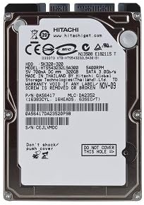 Hitachi Travelstar 320 GB 5400 rpm de 8 MB de cache de 2,5 polegadas SATA 3,0 GB/s notebook interno disco rígido