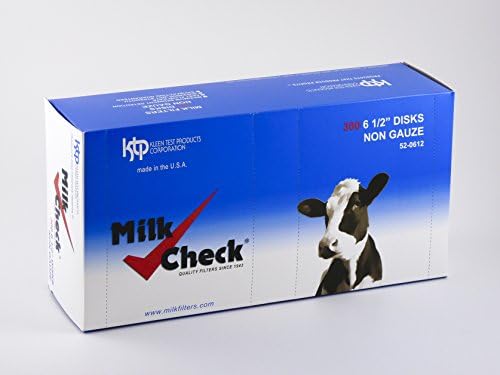 Verifique o leite premium, não gaze, filtro de leite em disco de 6,5 polegadas, uma caixa de 300 filtros. 8 centavos por filtro