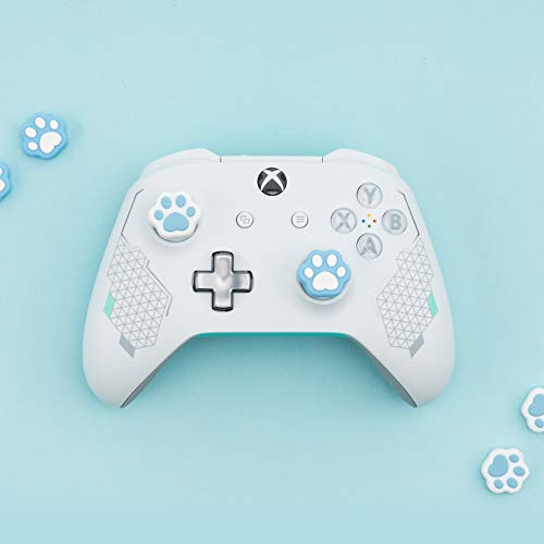 Geekshare Cat Paw Xbox One Controller Polina de polegar, tampa de tampa de tampa de tampa compatível com o controlador Xbox One, 2 par / 4 pcs -cat Paw Shape