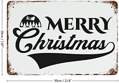 Citações inspiradas sinal de alumínio Sinais de metal engraçado Feliz Natal Placa Tin Sign Vintage Decoração de parede Arte
