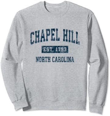 Chapel Hill Carolina do Norte NC Design de esportes vintage Sorto marinho