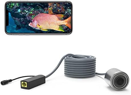 Câmera IP IP mini mini subaquática 50fps 1080p HD RTMP Câmera de transmissão ao vivo de 140 ° de larga angular para veículos subaquáticos ROV com cabo de 32 pés