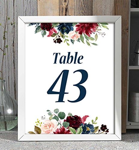 Darling lembrete de tabela de mesa floral de primeira linha de lembrança