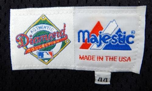 1997-99 Houston Astros Blank 29 Game emitiu números de camisa preta despojados 44 11 - Jerseys de MLB usados ​​para jogo