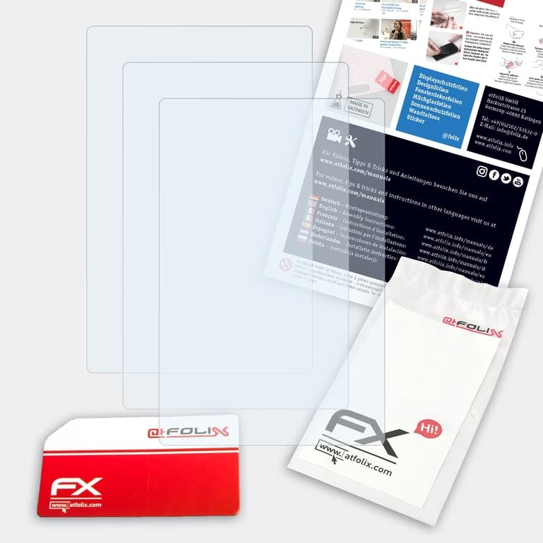 Atfolix Screen Protection Film Compatível com o protetor de tela RG505 Anbernic, filme de proteção Ultra-Clear FX