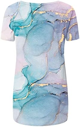 Teen Girls Marble Graphic Camise
