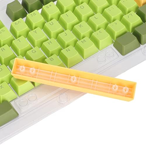 Zyyini 107 teclado teclado de tecla, ABS CAPS para teclado mecânico, caracteres iluminados por backlit, três teclado