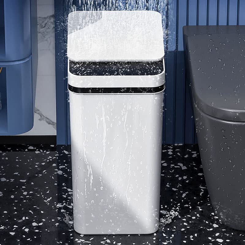 Zsedp pode sensor automático lixo lixo lixo de lixo à prova d'água para o lixo de banheiro da cozinha pode ser inteligente