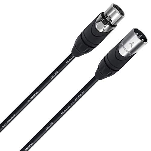 35 pés - CANARE L -4E6S, Star Quad Balanced Male para Fêmea Cabos de Microfone com Anfenol AX3M & AX3F Silver XLR Conectores